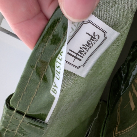 Harrods Green Tote Bag - Picture 3 of 5